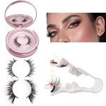 Lashie - Magnetilised mitmepakendis kunstripsmed pintsettidega GY-C03 - Set of 2 Pairs - With Tweezers