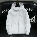 Trendikas meeste stiilne tudengituulejope - L&otilde;tv l&otilde;ige, mitmek&uuml;lgne s&uuml;gis/kevadjope L valge