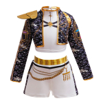 Korea stiilis K-Pop Cosplay T&uuml;drukute R&otilde;ivakomplektid Tantsulava Kost&uuml;&uuml;m T&uuml;drukute &Uuml;likonnad S&uuml;nnip&auml;evapeo Kingitus 4-12 Aastat Uued Laste Riided 4T(Size 110)