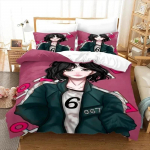 3D Prindi Tokyo Revengers Anime Voodipesu Komplekt Magamistoa Pehme Kaasaegne Voodikate Mugav Tekikott Tekikate Ja Padjap&uuml;&uuml;r EU Single(135*200cm)3pcs