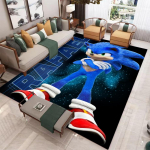 Anime tegelaste vaip elutuppa S-Sonic Kodu diivani kaunistus, Laste m&auml;ng Suur dekoratsioon P&otilde;randamatt Joogamatt Suur vaip 120*160cm
