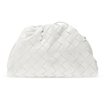 Bottega Veneta The Mini Pouch &Otilde;lakott Kriit/Kuld Naiste &Otilde;lakotid Valge 585852-VCPP1-9143 Basic Set (Bag+Dust Bag)