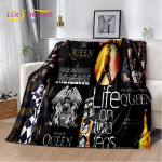 Freddie Mercury Queen-Rock-B&auml;ndi pehme kaisutekk, flanellist tekk-visketekk elutuppa, magamistuppa, voodile, diivanile, piknikukate 150x180cm