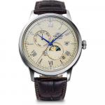 Orient Bambino SUN & MOON Automaatne Kell, Mehaaniline, Jaapani Tootja Garantiiga, RN-AK0803Y, Meeste, Elevandiluu