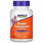 NOW Foods, Super Colostrum, 500 mg, 90 taimetoidukapslit