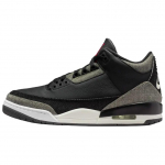 Jordan Air Jordan 3 Slip Resistant Abrasion Resistant Low top Vintage Basketball Shoes Unisex Blue Red IR0914-400 42