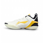 Li Ning Yushuai 19V2 Cushioning Abrasion Resistant Lightweight Low top Basketball Shoes Men's White Black ABAV049-9 41