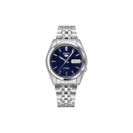 SEIKO SEIKO5 Mehaaniline mehhanism Roostevabast terasest rihmaga k&auml;ekell Meeste kellad Sinine sihverplaat SNK357K1 Dark Blue Watch Dial