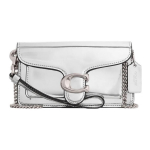 Coach Tabby 18 &Uuml;hev&auml;rviline Logoga Luku Sulgemine Mitmeotstarbeline Tasku Kett Nahast Messenger Bag Naiste kotid H&otilde;bedane CM501-LHSLV Basic Set (Bag+Dust Bag)