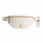 Coach Essential 30 V&auml;line lukuga tasku Reguleeritav &otilde;larihm Napa nahast v&ouml;&ouml;kotid Suur naiste v&ouml;&ouml;kotid Messingist Chalk CR506-B4HA Basic Set (Bag+Dust Bag)
