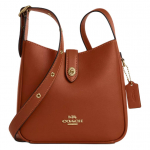 Coach Hadley 20 reguleeritava &otilde;larihmaga riistvara nahast crossbody kott V&auml;ikesed naiste kotid Pruun CBM63-IMTN2 Basic Set (Bag+Dust Bag)