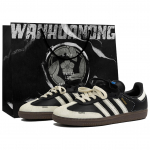 Adidas Originals SAMBA OG Myriad Flowers Entwined, Black Multicolor, Shopping Bag Slip Resistant Abrasion Resistant B75807(Team1023-S-BOX) 35⅔