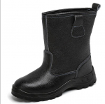 meeste mood terasest varvastega t&ouml;&ouml;ohutussaapad pealtlibistatavad pehmest nahast keevituskingad t&ouml;&ouml;mehe turvalisus k&otilde;rged saapad kaitsejalatsid 230 must