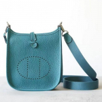 Uus nahast naiste kott Esimene kiht TC veisenahk 16IF Vahatatud niit &Uuml;he &otilde;la Cross-body 16x18x5cm denim sinine v&auml;rv