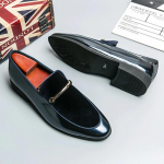 Uued Meeste Mokassiinid Sinised Mustad &Auml;rimeeste Pidulikud Kingad K&auml;sitsi Valmistatud Slip-On &Uuml;mara Ninaga Suurus 38-46 38 sinine