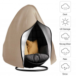 Terrassi Rippuv Muna Tooli Kate Veekindel 210D Tugev &Uuml;he/Kahekohaline Kookon Kiik Muna Tooli Katted Aia Tolmukaitse 115X190CM khaki