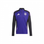 Adidas Saksamaa Tiro 24 V&otilde;istluse Treeningtopp Jalgpallis&auml;rk Meeste Lilla Must IP8242 XS