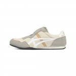 Onitsuka Tiger Serrano Slip-On Kangast Klassikaline Lihtne Igap&auml;evane Mitmek&uuml;lgne Mugav Vabaajajalatsid Unisex toss Beige Valge 1183C615-200 44