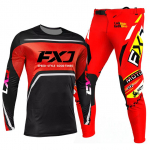 motokrossi k&auml;igukomplekt lastele 4 5 6 7 8 9 10 11 12 13 aastat Noor laps Mootorrattapoiss t&uuml;druk Jersey Pant Kits v&otilde;istluskost&uuml;&uuml;m Off-road Enduro MX MTB XL-26