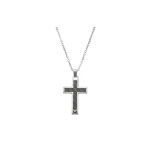 Emporio Armani Ristekaunistusega Roostevabast Terasest Kaelakee Meeste kaelakeed H&otilde;bedane EGS1705040 F,Silver