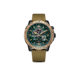 Citizen Eco-Drive Seeria Spordiklassika Mood 200m Veekindel P&auml;ikeseenergia Kvartsmehhanism Nailon Nahkrihm Meeste K&auml;ekell Roheline sihver Meeste kellad JY8074-11X Regular Watch Box,Green black