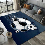 Leegiga Jalgpalli Muster Vaip Multikas Jalgpalli Tr&uuml;kitud Ala Vaip Magamistoa Voodi&auml;&auml;rse Vaiba ja Elutoa jaoks, Kodu Dekoreerimise Matid Poisi Kingitus 80x120cm