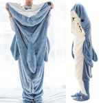 Cosplay Shark Onesies Kost&uuml;&uuml;mid &Uuml;likond T&auml;iskasvanute Pidžaamad Multikad Halloweeni J&otilde;ulukarneval Magamisriided Jumpsuit Laste Riided Hombre M sinine