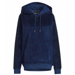 Adidas X Ivy Park Halls Of Ivy Seeria &Uuml;hev&auml;rviline Pehme Mugav Sametine Kapuutsiga S&auml;rk Unisex Kapuutsiga Sinine HG2521 XS