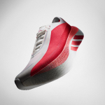 adidas Hyper Boost Edge Valge Puhas Rubiin 43