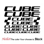 CUBE Rattaraami Kleebised Jalgratta Decal Tarvikud Cube Maanteejalgratta Kere Vin&uuml;&uuml;lkleebis 34cm X 26cm must