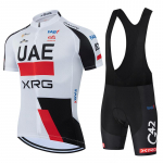 Uus 2026 Valge Jalgrattas&auml;rk UAE Meeskonna Jalgrattas&auml;rk L&uuml;hikesed P&uuml;ksid Meestele Kiiresti Kuivav Ropa Ciclismo V&auml;lispordid Pro Jalgrattariided Asian size-S