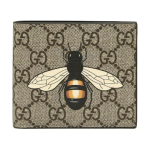 Gucci Mesiprindi Logoga L&uuml;hike Kahekordse Voldi L&otilde;uendi ja Nahast Rahakott Meeste Rahakott Eebenipuu 451268K5V1N8666 Basic Set (Bag+Dust Bag)