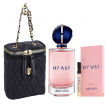 Armani Parf&uuml;&uuml;mikomplekt Self-Unbounded + Self-Unbounded Self-Unbounded Naiste l&otilde;hn 90ML + Self-Unbounded L&otilde;hnakogemuse pakett + Mini &otilde;lakott pruun