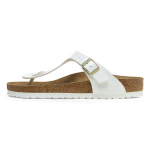 Birkenstock Gizeh Seeria &Uuml;mar Nina Lame T-rihm EVA H&otilde;&otilde;rumisvastased Pl&auml;tud Naiste pl&auml;tud L&auml;ikiv-Valge 1005300 35