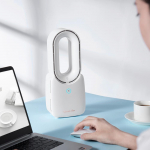 Ventilaator Vaikne V&auml;ike loominguline mini-elektriventilaator, nelja k&auml;iguga kontoris kaasaskantav USB lauaarvuti teradeta ventilaator