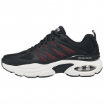 Skechers Skech-Air Ventura Meeste Mugavad Polsterdatud Madala S&auml;&auml;rega Vabaaja Jalan&otilde;ud Must Punane 232657-BKRD 39.5