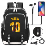 Maailmameistriv&otilde;istluste staari pildiga seljakott USB-liidesega suure mahutavusega vabaaja reisiseljakott Backpack