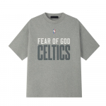 Fear of God Essentials x NBA Celtics 90ndate T-s&auml;rk Betoonhall Meeste Topid Hall 125NB252007F L