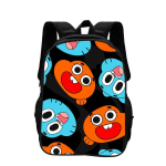 Gumballi h&auml;mmastav maailm Seljakott Kerge Joonisfilm Anime Tr&uuml;kitud &Otilde;pilased Poisid ja T&uuml;drukud Uus Seljakott black