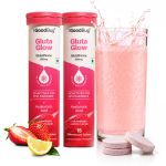 The Good Bug Gluta Glow kihisevad tabletid naha s&auml;ra jaoks | 30 tabletti | 500 mg L-glutatiooni, C-vitamiini, h&uuml;aluroonhapet s&auml;rava naha ja An