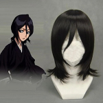 Anime Bleach Kost&uuml;&uuml;m Kuchiki Rukia Cosplay Rukia Kuchiki Parukad Ja Kimono &Uuml;likonna Komplektid Need Pa Riided 130 black