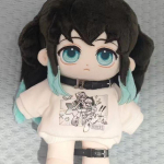 Uus Tokitou Muichirou Demon Slayer 20cm Puuvillane Nukk R&otilde;ivaste Komplekt Armas Kost&uuml;meeritav Anime Kuju Palus Kogutav Perifeerne T&auml;iuslik Kingitus No Skeleton gray