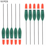 Sougayilang kalastusujukid 10 tk Paulownia puidust kalastusujukid Paulownia puidust kalap&uuml;&uuml;gi Bobbers ujukid kalastustarvete t&ouml;&ouml;riistad 10pcs roheline