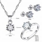 V&otilde;luvad moe pulmaehete komplektid luksuslikud pruudi avaldus kaelakee k&otilde;rvar&otilde;ngad, s&otilde;rmuse komplekt, kingitused 9 h&otilde;be