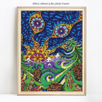 Teemanttikandid Mandala Teemantmaaling &Uuml;mmargused Kivid Lilled Teemant 20X30