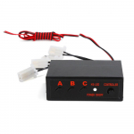 4 viisi LED-vilkuv v&auml;lklamp 3 režiimi h&auml;daolukorras vilkuva kontrolleri karbi moodul 1pcs must