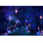 Isetehtud k&auml;sitsi valmistatud teemanttikandid mosaiikmaal Ristikleebis Metsa &ouml;&ouml;stseen Pilt Kodukaunistus 20X30CM