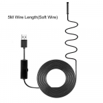 T&ouml;&ouml;stusliku endoskoobi boreskoobi kontrollkaamera Sisseehitatud 8 tk LED-id 8 mm objektiiv IP67 veekindel USB 5m Soft wire