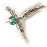 Les Tr&eacute;sors De Lily [J7028] &ndash; h&otilde;beroheline Tentationi disainerk&auml;ev&otilde;ru roheline