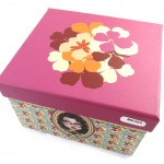 Lili Petrol [M6362] - Karbis 2 kohvitassi 'Lili Petrol' roosa oranž (Jude) - 5x6 cm oranž